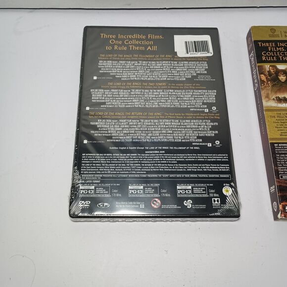 Lord Of The Rings Trilogy 3-Film Collection DVD 2012 New Sealed W/ Slipcover - Picture 9 of 13